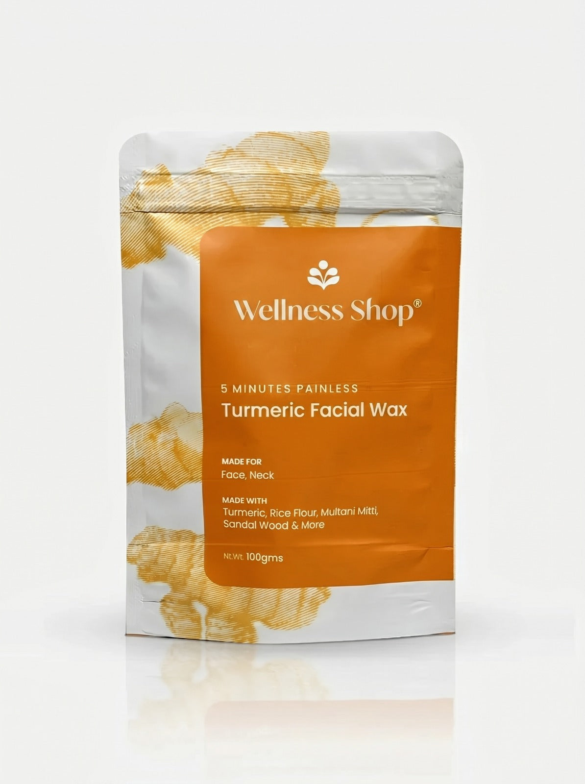 Turmeric Facial Wax - 5 Minutes Painless Herbal Wax Powder